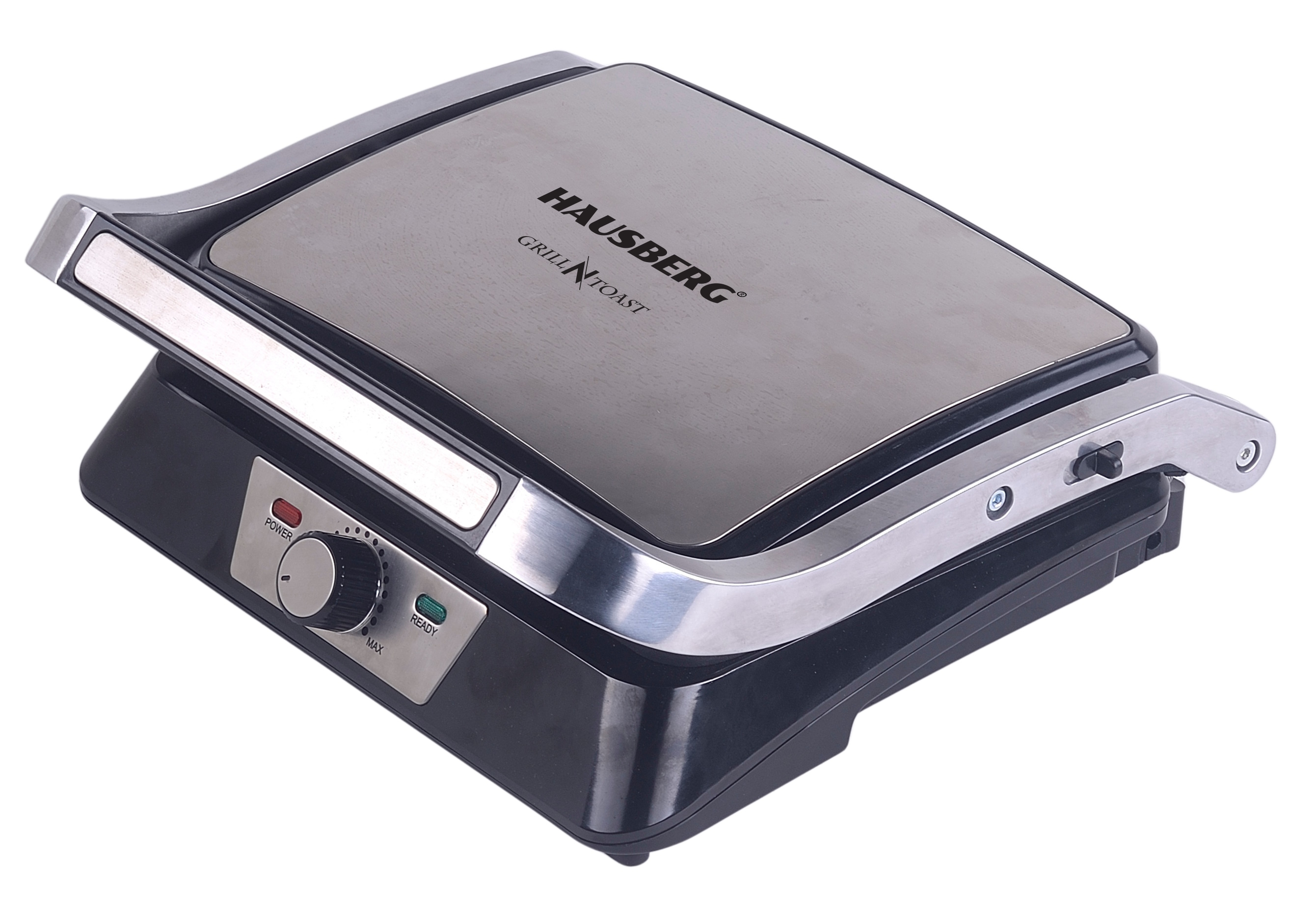 ELECTRIC STAINLESS STEEL SANDWICH MAKER AND GRILL